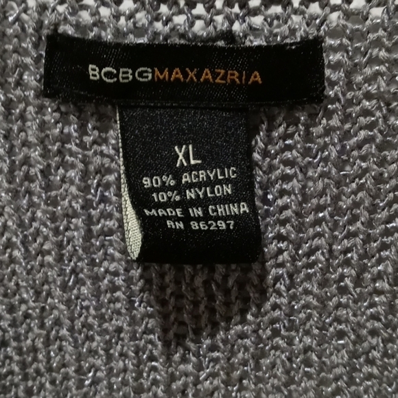 BCBG MaxAzaria sweater XL grey detailed - Picture 6 of 11